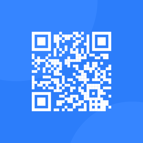 A QR code to scan